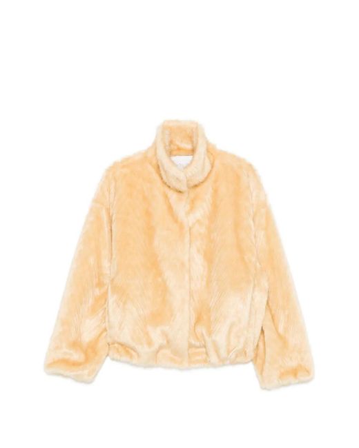 Forte_forte Natural Faux-Fur Jacket