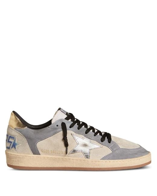 Golden Goose Deluxe Brand Brown Ball Star Leather Sneakers for men