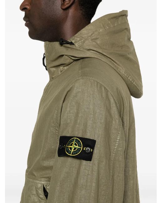 Stone Island Green Jackets for men