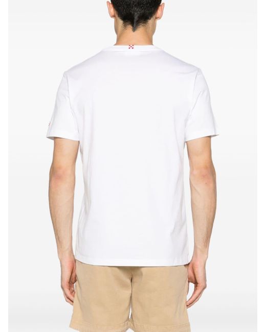 Mc2 Saint Barth Formentera Beach T-Shirt in White für Herren