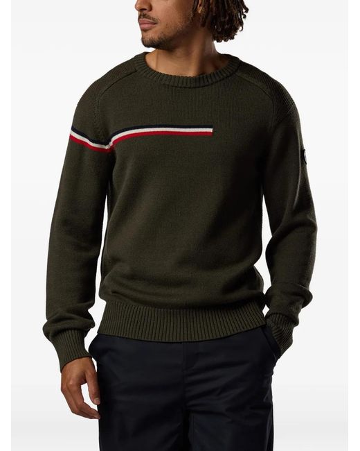 Rossignol Black Odysseus Crew-Neck Sweater for men