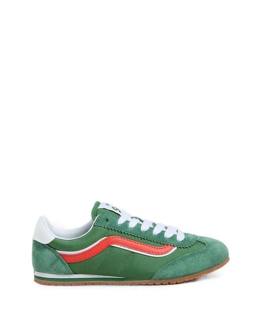 Vans Green Super Lowpro Panelled Sneakers
