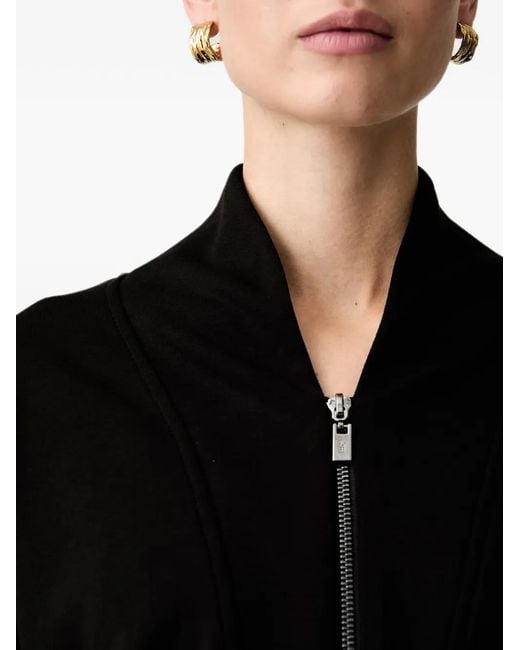 Joseph Ribkoff Black Quarter-Zip Long-Sleeve Sweatshirt