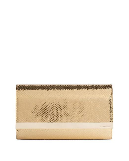 DSquared² Natural Metallic Textured Wallet