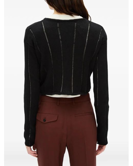 Ann Demeulemeester Black Cardigan Jacklin