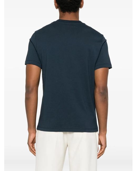 Sandro Blue Cotton T-Shirt for men