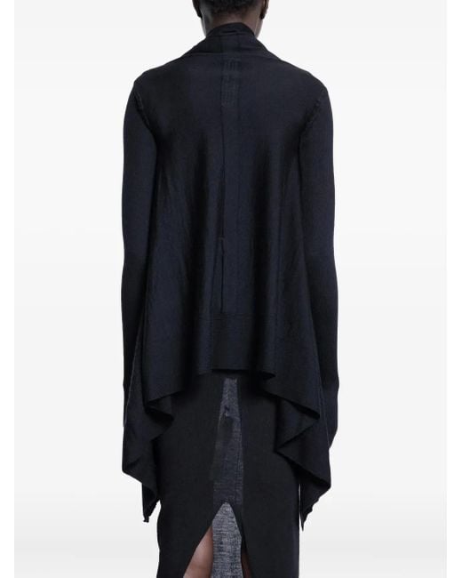 Rick Owens Blue Hollywood Tied Medium Wrap