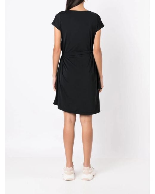 Amir Slama Black Tied-Waist Short Dress