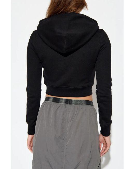 DIESEL Black F-Slimmy-Hood-Od Hoodie