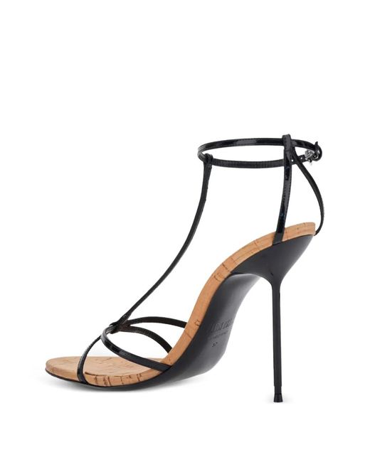 Paris Texas White Lidia T-Strap Heeled Pumps