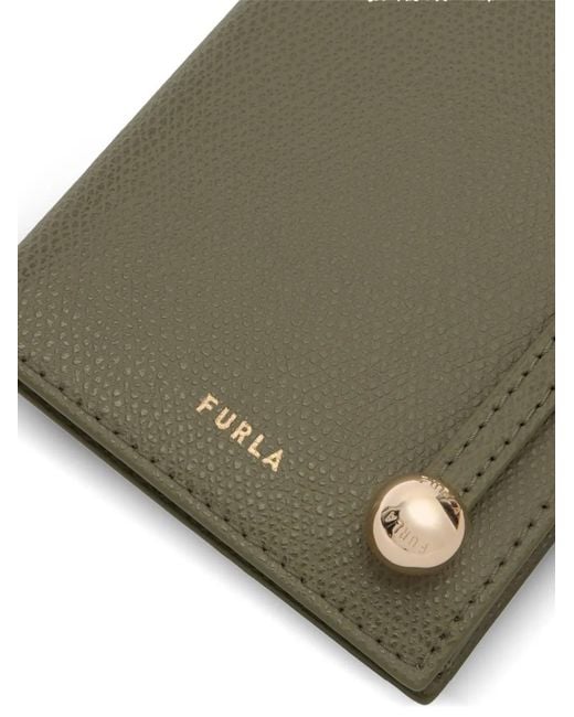 Furla White Small Laura Leather Card Holder