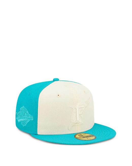 KTZ Blue Mlb Florida Marlins Two-Tone Baseball Cap for men