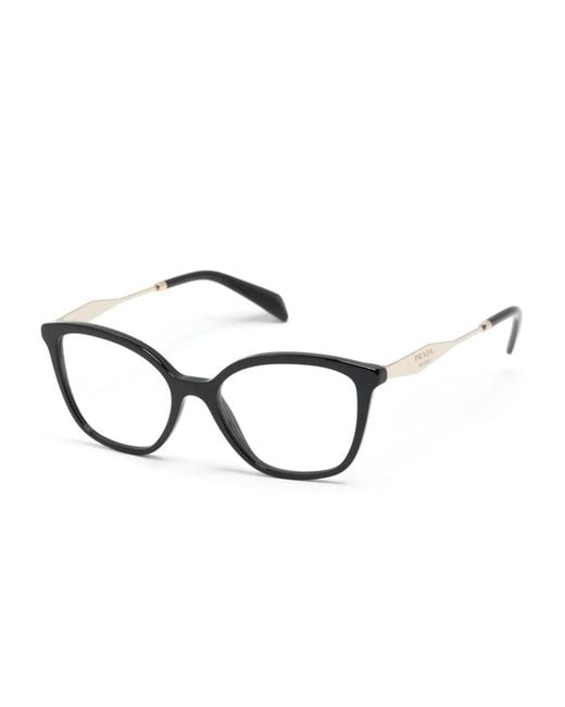 Prada Brown Cat-Eye-Frame Glasses