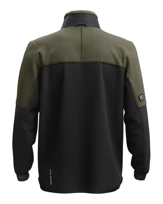 Ortovox Green Zip-Panelled Jacket for men
