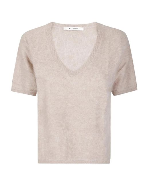 Maglione Nicoletta Con Scollo A V di ABSOLUT CASHMERE in White