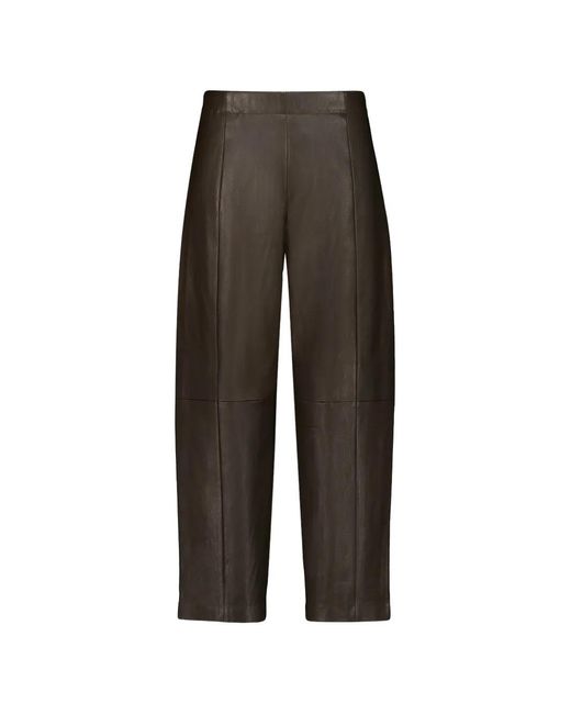 Stouls Brown Bugsy Panelled Trousers