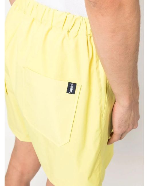 Mackintosh Yellow Captain Elasticated Waistband Shorts for men