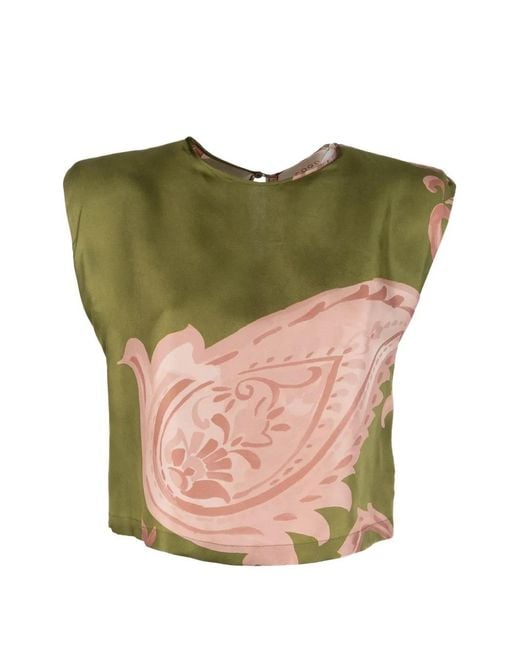 Co.Go Green Round-Neck Blouse