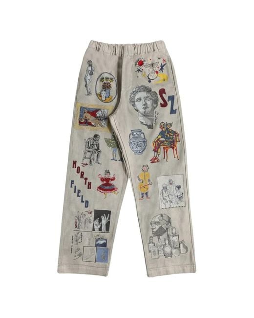 Samuel Zelig Northfield Broek in het White voor heren