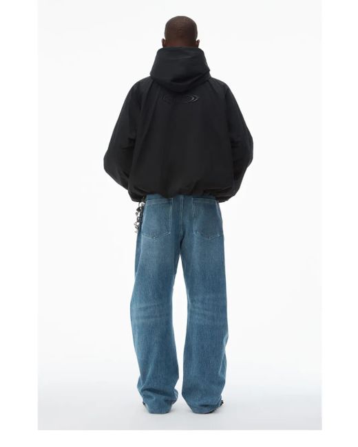 Alexander Wang リバーシブル ラグランジップ パーカー Black