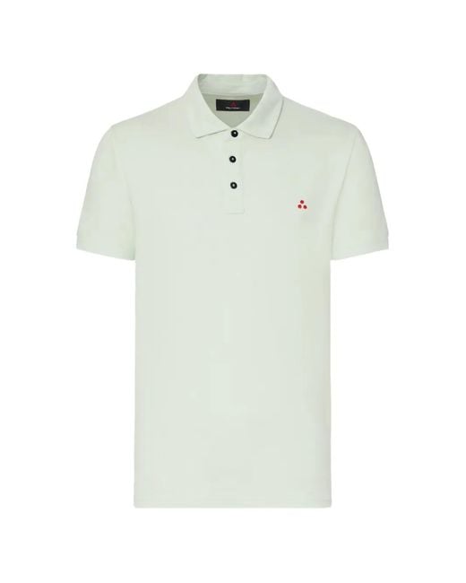Peuterey White Half-Button Polo Shirt for men