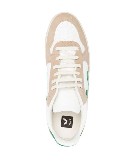 Veja White 'V-10 Chromefree Leather' Sneakers for men