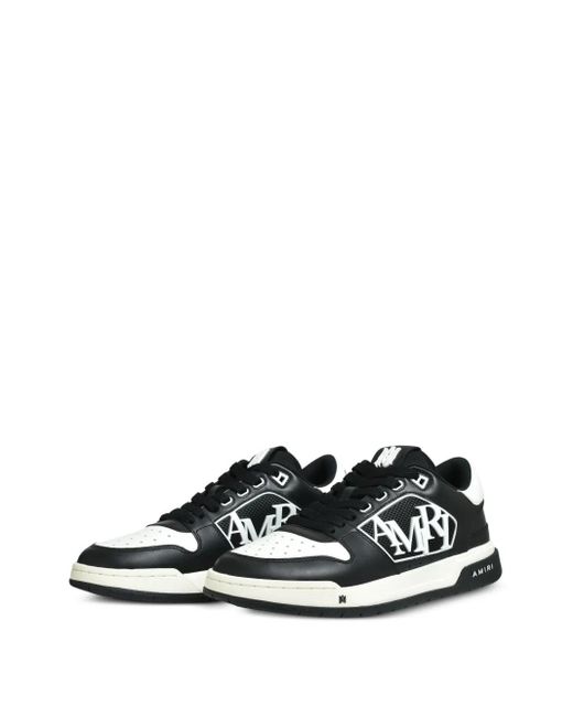 Amiri White Classic Low Logo Lace-Up Sneakers for men