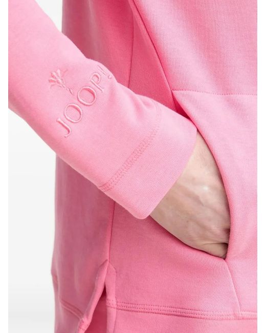 Joop! Hoodie Met Trekkoord in het Pink