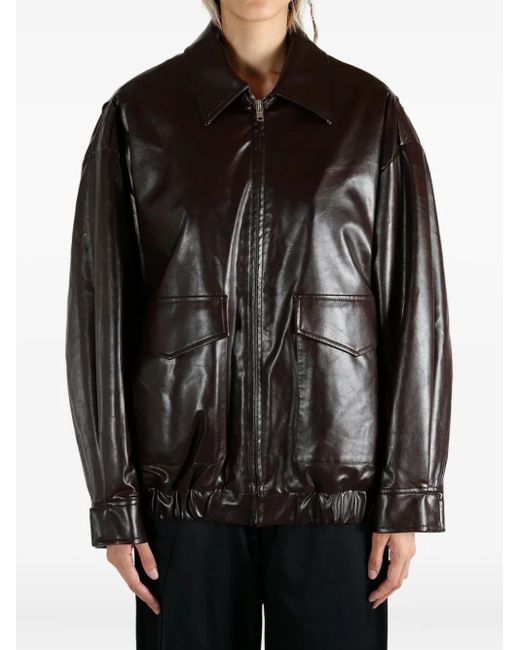 MM6 by Maison Martin Margiela Black Flap-Pockets Jacket