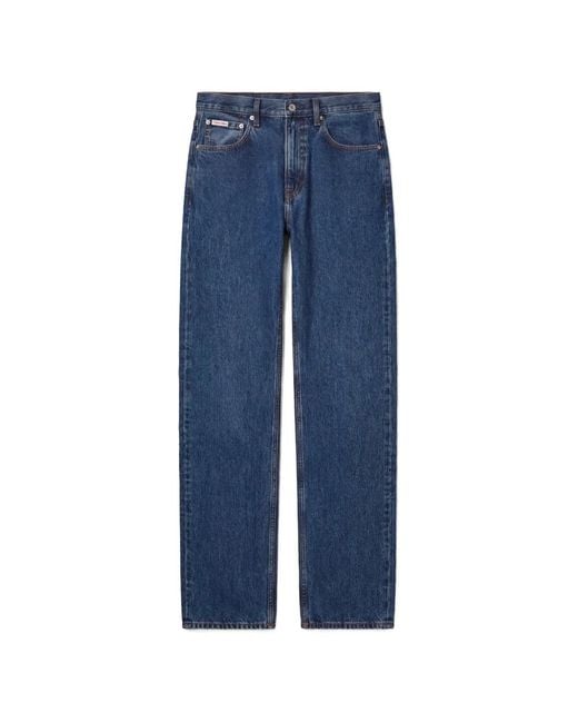 Calvin Klein Blue 90S Straight Jeans for men