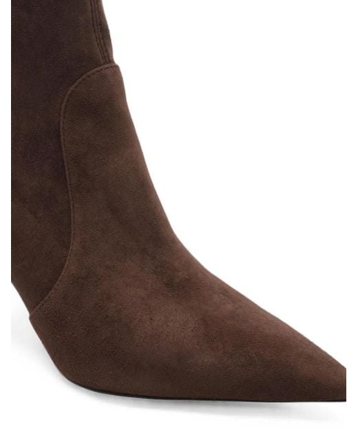 Stuart Weitzman Brown Stuart Ankle Boots