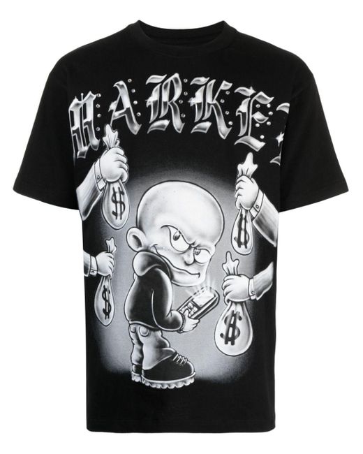 Market Content Creator T-Shirt in Black für Herren