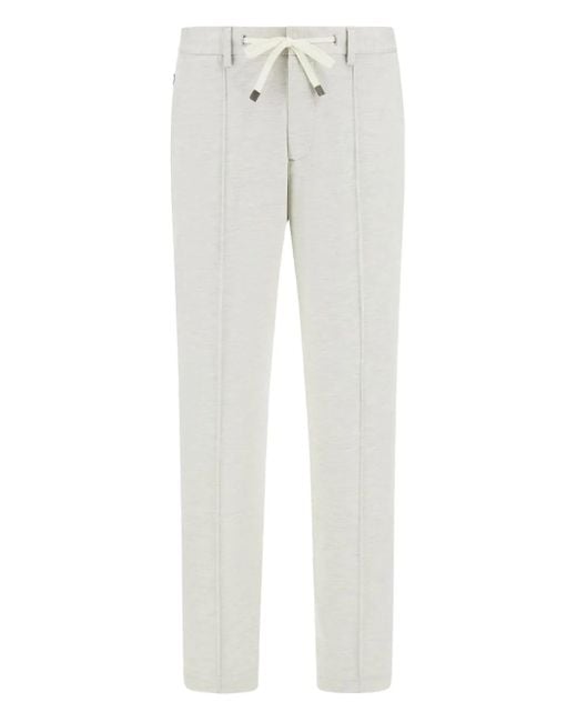 Boggi Jersey-Chino mit Kordelzug in Gray für Herren