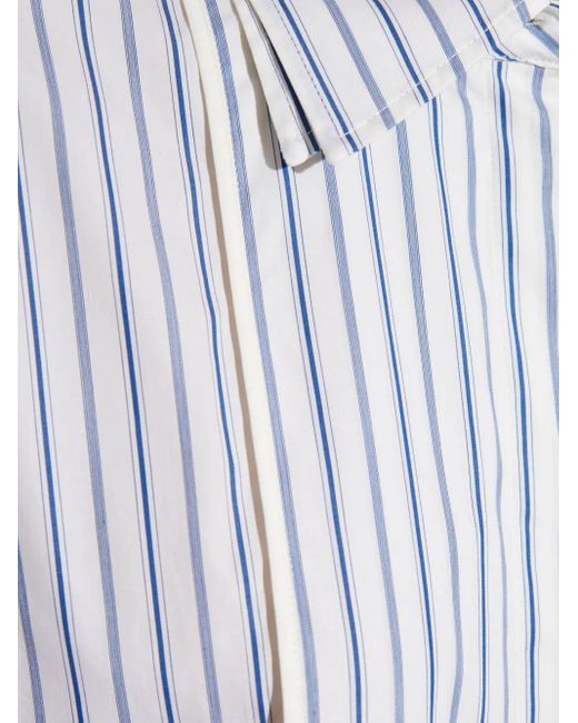 Lanvin White Gestreiftes Hemd