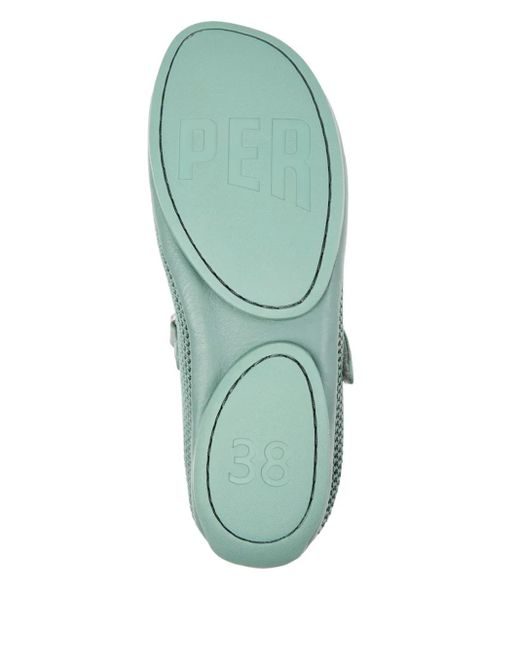 Camper Right Nina フラットシューズ Green