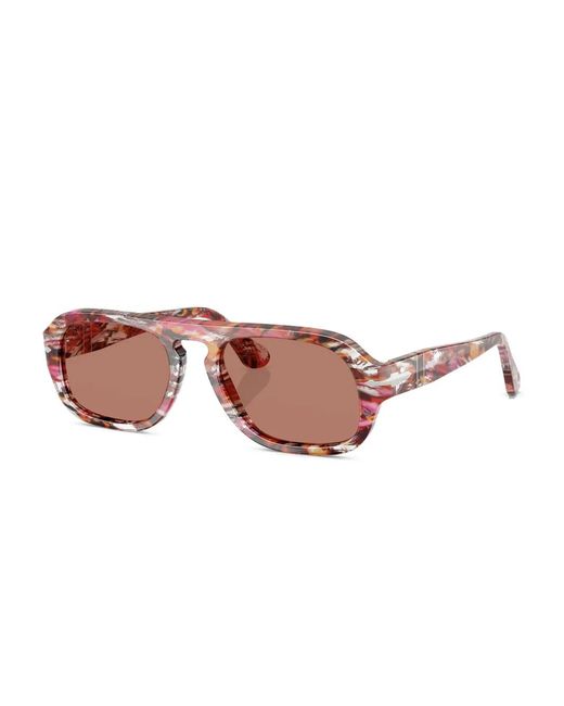 Persol Pink Geometric-Frame Sunglasses