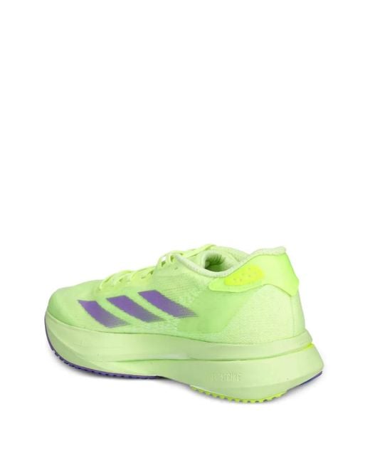 Adidas Yellow Adizero Sl2 Mesh Running Sneakers