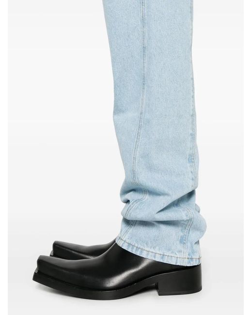 Vaqueros Rectos Mugler de hombre de color Blue