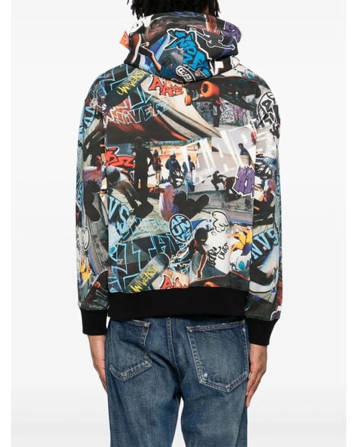 Aape By A Bathing Ape Hoodie Mit Moonface-Logo in Gray für Herren