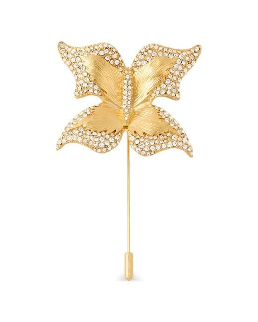 Giuseppe Zanotti Metallic Mariposa Pin