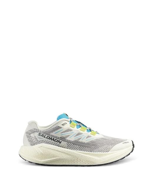 Salomon White Aero Blaze 3 Grvl Sneakers for men
