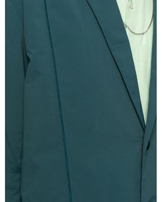 A_COLD_WALL* Green Rhombus Single-Breasted Badge Blazer for men