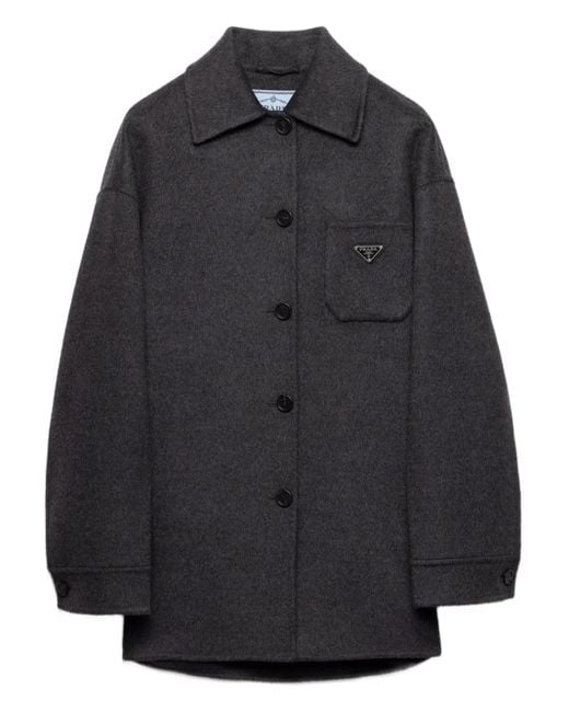 Prada コントラストカラー ジャケット Black