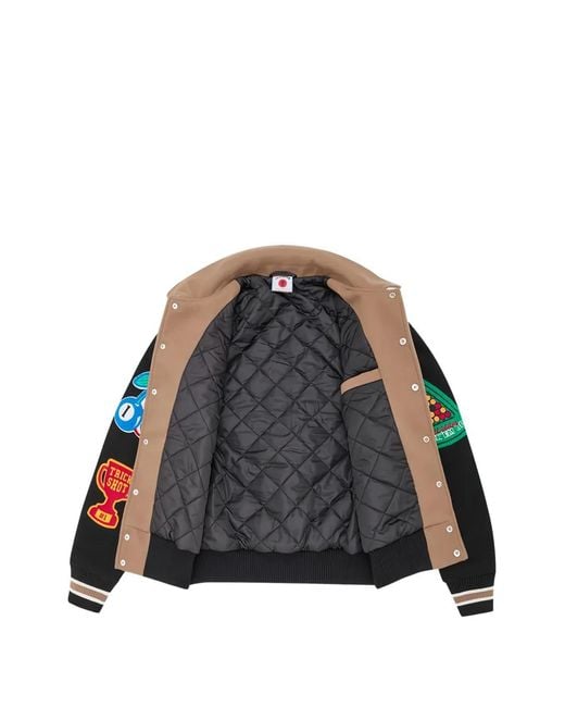 ICECREAM Natural Appliqué Bomber Jacket for men