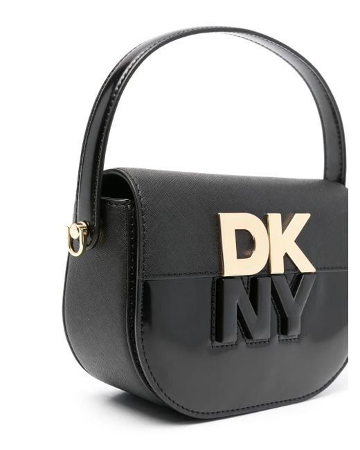 Sac À Main À Logo DKNY en coloris Black