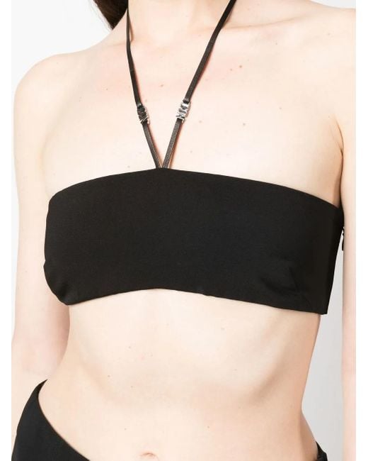 DSquared² Halterneck Bralette Top in het Black