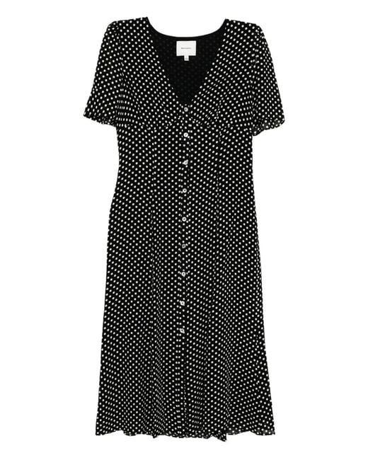 Reformation Black Lise Dress