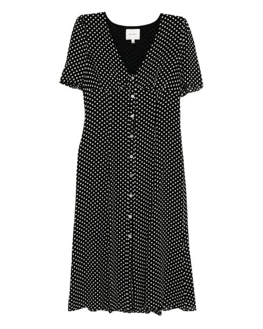 Reformation Black Lise Dress