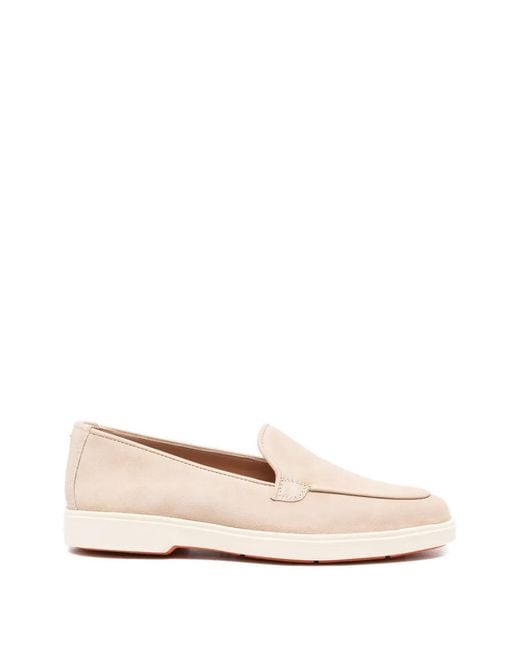 Santoni Natural Debora Slip-On Loafers
