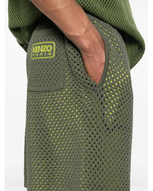 KENZO Green Shorts for men